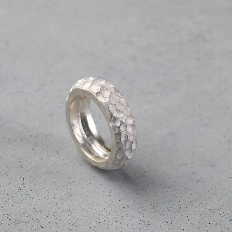 Organic Unisex Moon Ring